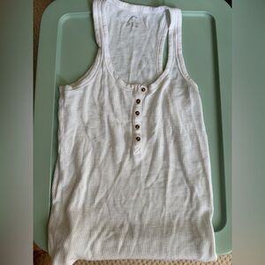 Aerie Waffle Knit Talk Top